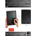 Özel Üretim Dijital Kalemli Çocuk Eğitim Tableti Grafik Ders Not Ödev Resim LCD Writing Tablet Beyaz