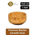 Özel Üretim Doğal Bambu Yuvarlak Çerezlik Kasesi Tabağı Lokumluk Sunumluk Masa Zeytinlik Kahvaltılık