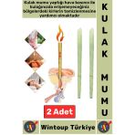 Özel Üretim Doğal Basınçlı Kulak Zor Nokta Kir Temizleme Indian Aromaterapi Renkli Kulak Mumu 2 Adet