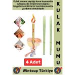 Özel Üretim Doğal Basınçlı Kulak Zor Nokta Kir Temizleme Indian Aromaterapi Renkli Kulak Mumu 4 Adet