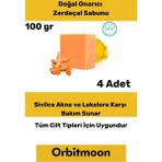 Özel Üretim Doğal El Yüz Saç Vücut Güzel Koku Leke Karşıtı Orijinal Zerdeçal Ekstraktı Sabunu 4 Adet