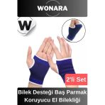 Özel Üretim Elastik Sporcu Bilek Desteği Avuç İçi Baş Parmak Koruyucu Bandaj Rahat El Bilekliği