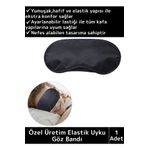 Özel Üretim Elastik Unisex Işık Önleyici Kamp Ev Yurt Uyku Maskesi Uyku Göz Bandı 1 Adet
