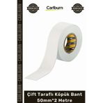Özel Üretim Endüstriyel Güçlü Yapışkanlı Montaj Bandı Kalın Çift Taraflı Köpük Bant 50Mm*2 Metre