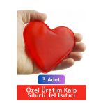 Özel Üretim Kalp Şeklinde El Isıtıcısı Kamp Gündelik Kullanım Sihirli Jel Isıtıcı Cep Sobası 3 Adet