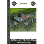 Özel Üretim Katlanabilir Bahçe Balkon Taşınabilir Alüminyum Kamp Piknik Plaj 120 Cm Masa Sandalye Se