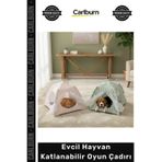 Özel Üretim Kedi Köpek Taşınabilir Konforlu Fileli Pratik Evcil Hayvan Katlanabilir Oyun Çadırı
