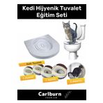 Özel Üretim Klozet Alıştırma Kapağı Kum Kabı Wc Yavru Yetişkin Kedi Hijyenik Tuvalet Eğitim Seti