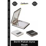 Özel Üretim Lüks Dekoratif Ofis Hediyelik El Cep Çanta Boyu Tasarım Şık Kaliteli Derili Plakalı Ayna