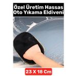 Özel Üretim Nano Teknoloji Mutfak Lavabo Ahşap Hassas Yünlü Otomobil Yıkama Temizlik Eldiveni