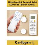 Özel Üretim Sağlam Dayanıklı Güçlü Yapışkan Mıknatıslı Çok Amaçlı Kumanda Telefon Tutucu 2 Adet