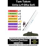 Özel Üretim Şık Taşıma Çantalı Hazır Kurulu Tam Takım Usta Lrf Olta Seti - 3m Kamış