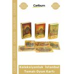Özel Üretim Tasarım İskambil Destesi Poker Batak Koleksiyonluk Modern İstanbul Temalı Oyun Kartı