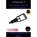 Özel Üretim Tüm Kupalara Uyumlu 2 Parmak Islak Kuru Kullanıma Uygun Dayanıklı Hacamat Pompası 1 Adet
