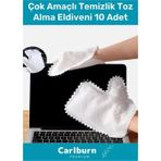 Özel Üretim Yüksek Kaliteli Mikrofiber Pratik Çok Amaçlı Temizlik Toz Alma Eldiveni 10 Adet