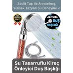 Özel Üretim Zeolid Taşlı Yüksek Emisyon Güçlü Su Tasarruflu Tazyikli Kireç Önleyici Duş Başlığı