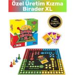 Özel Yüksek Kaliteli Yılbaşı Eğitici Zeka Geliştirici Strateji Oyunu 2-4 Kişilik Xl Kızma Birader
