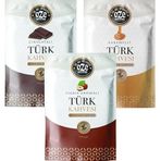 Ozeline 3'lü 100 gr Karamelli + Fındıklı + Çikolatalı Aromalı Türk Kahvesi