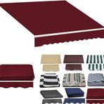 Özelleştirilebilir Geri Çekilebilir Veranda Tente Kumaş - Dış Mekan Ev ve İş için UV ve Suya Dayanıklı Güneşlik Gölgelik Güverte ve Verandalar için Dayanıklı Yedek Kapak
