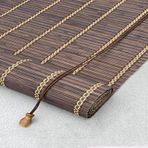 Özelleştirilebilir Retro Bambu Stor Perde, Ayarlanabilir Bambu Jaluzi, İç Mekan/Dış Mekan Kullanımı için Işık Filtreleme Pencere Örtüsü, Veranda, Boyut: 160 cm x 250 cm