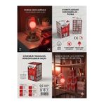 ÖZEMEK FUJİKA 15W KIRMIZI GECE LAMBASI TOP AMPUL 15LM E27 220V 7CMX4CM 1 ADET