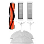Ozemtek Beyaz Yenileme Seti 7 Parça Roborock ile Uyumlu S50 s55 ile Uyumlu Model No SDJQR01RR Uyumlu Fırça Filtre Fiber Mop Paspas Seti