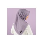 ÖZENSE Flamlı Terletmeyen 4 Mevsim Kullanılabilir Pamuklu Puslu Lila Renkli 100x100 Cm Yazma Eşarp