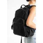 Özer 3022-SANMORRIS Unisex Suya Dayanıklı Krinkıl Kumaş Çok Gözlü Orta Boy Sırt Çantası