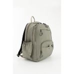 ÖZER-6027 Sanmorris Suya Dayanıklı Paraşüt Kumaş Unisex Sırt Çantası - Açık Gri