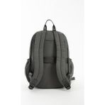 ÖZER-6027 Sanmorris Suya Dayanıklı Paraşüt Kumaş Unisex Sırt Çantası - Koyu Gri