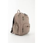 ÖZER-6027 Sanmorris Suya Dayanıklı Paraşüt Kumaş Unisex Sırt Çantası - Kum - Bej