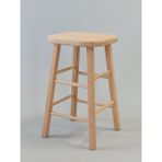 Özer Aldoğan Ahşap Bar Taburesi Ham 60CM (35CMX35CM)