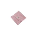 ÖZER KUTU Kadife (SÜET) Zarf Kese Pudra 50 Adet 7x7 cm Boy Takı, Altın Kesesi (ÇITÇITLI)