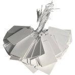 Özer Kutu Karton Ipli Beyaz Etiket 80 Li Mega (2 x 3 cm )