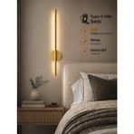 Özer Light Leila 75CM / USB Şarjlı / Eskitme(bronz) / Resim / Tablo / Ayna / Duvar / Ledli Aplik 3200K Günışığı