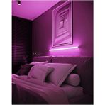 Özer Light Rgb LED Oda Aydınlatma Sistemi 120 cm Metal Duvar Modeli Çok Özellikli Full Renk Lambader - Çok Renkli