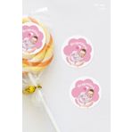 Özer Store 120 Adet Doğum Günü, Bebek Mevlidi Yuvarlak Yapışkanlı Hediye Paketleme Hoşgeldiniz Etiketi, Sticker