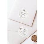 Özer Store Düğünümüze Davetlisiniz Yazılı Davetiye Zarf Etiketi Sticker