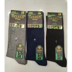 Özeren Bambu Erkek Çorabı Dikişsiz Kışlık Lüks 12 Çift Öz4834 Asorti