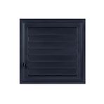 ÖZFIRAT PVC Yapı Menfez 35x35 CM | Banyo Havalandırma Menfezi | Wc, Tuvalet Havalandırma Menfezi | Plastik | Antrasit