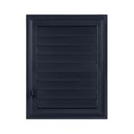 ÖZFIRAT PVC Yapı Menfez 35x55 CM | Banyo Havalandırma Menfezi | Wc, Tuvalet Havalandırma Menfezi | Plastik | Antrasit