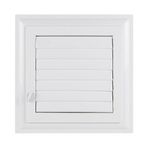 ÖZFIRAT PVC Yapı Menfez 45x55 CM | Banyo Havalandırma Menfezi | Wc, Tuvalet Havalandırma Menfezi | Plastik | Beyaz