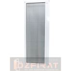Özfırat Pvc Yapı Plise Pileli Sürgülü Sineklik [EN90 x Boy 210CM] Akordiyon Kayar Kapı - Sineklik (Pimapen | Ahşap | Çelik | Demir Kapı Sinekliği - 90 x 210 - Beyaz