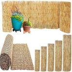 Özgazi 50 Cm X 3 Metre Hasır Kamış Balkon Çiti Dekarasyon