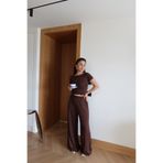 Özge Özgenç Kısa Kollu Modal Bluz Pantolon Takım