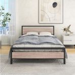 Özgök Tarım Metal Karyola, Hsn Xl Metal Karyola Renk Seçenekli, Çift Kişilik - Beyaz - 150 x 200 cm