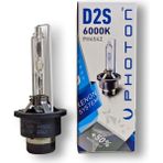 Özgü Otomotiv Photon D2S Xenon Ampul 6000 Kelvin %50 Fazla Işık 85V 35W (Beyaz)