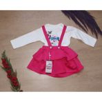 Özgül Bebe Dalgıç Kumaş (Scuba) Jile - 240 - Kırmızı - 4 Yaş