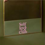Özgül Reklam Ayna Yazısı Self Love Club Araba Sticker Araç Sticker / Motor Sticker / Laptop Sticker - Pembe - Tek Ebat