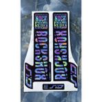 Özgül Reklam Renkli Bisiklet Maşa Sticker Seti Araba Sticker / Motor Sticker / Laptop Sticker Ultra Lüks - Mor - Tek Ebat